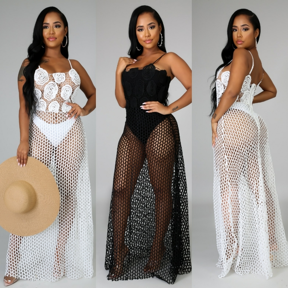 Rose Crochet Dress